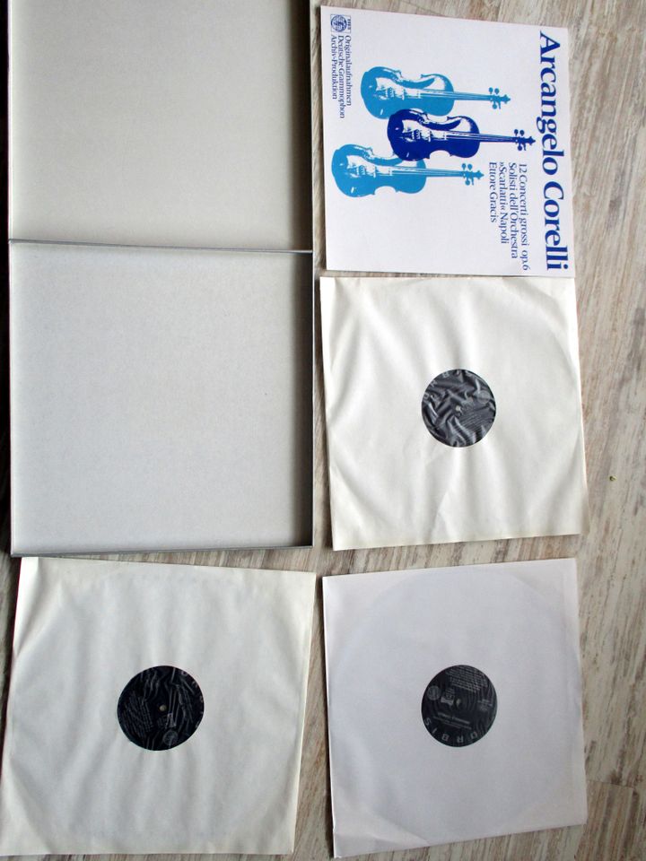 Vinyl 3 LP Box Arcangelo Corelli 12 Concerti Deutsche Grammophon in Engelskirchen
