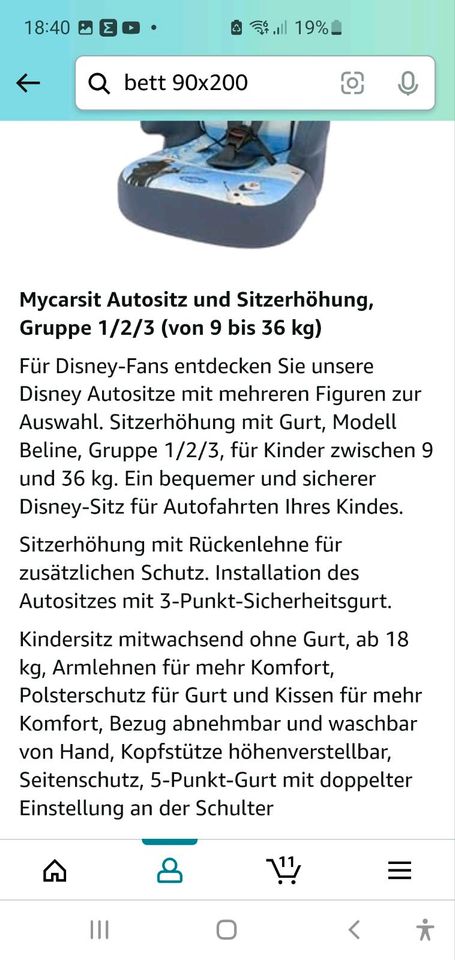 Kindersitz gr. 1/2/3 - Frozen -sehr gut & sauber in Konstanz