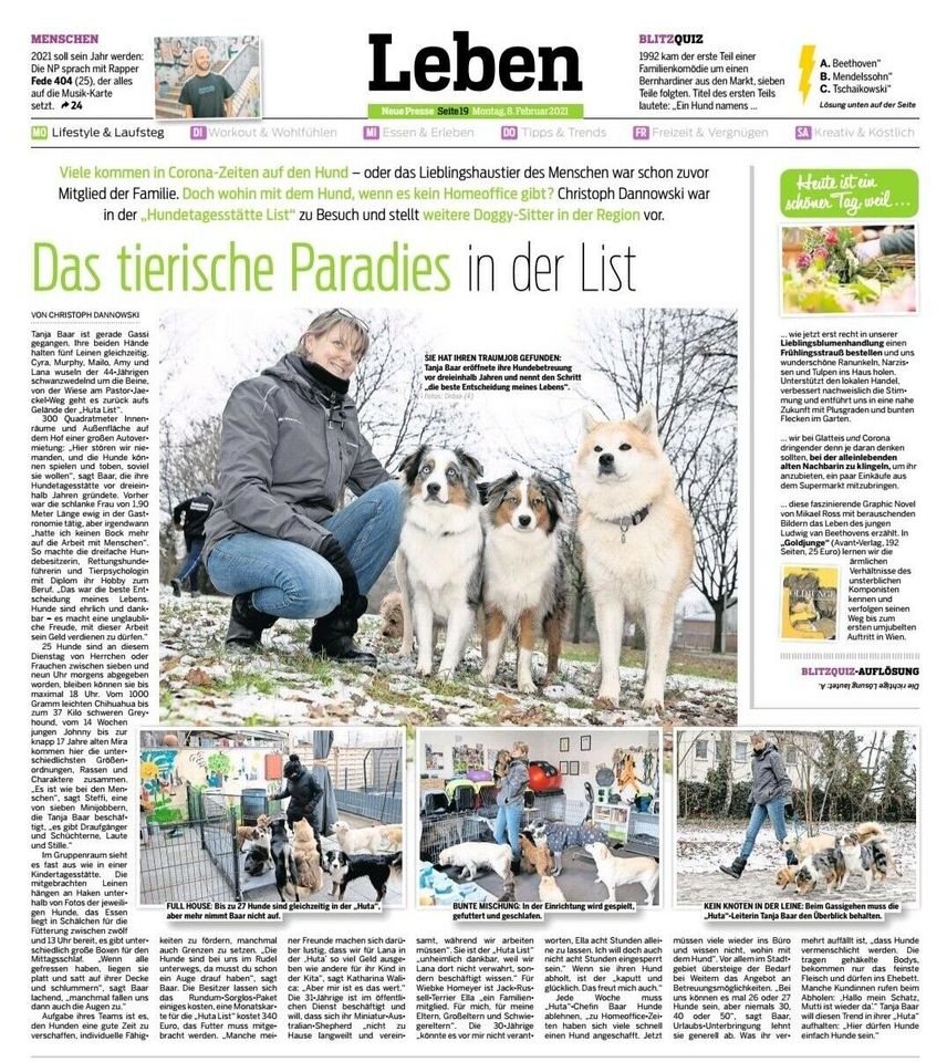 Hundetagesstätte - Huta in der List in Hannover