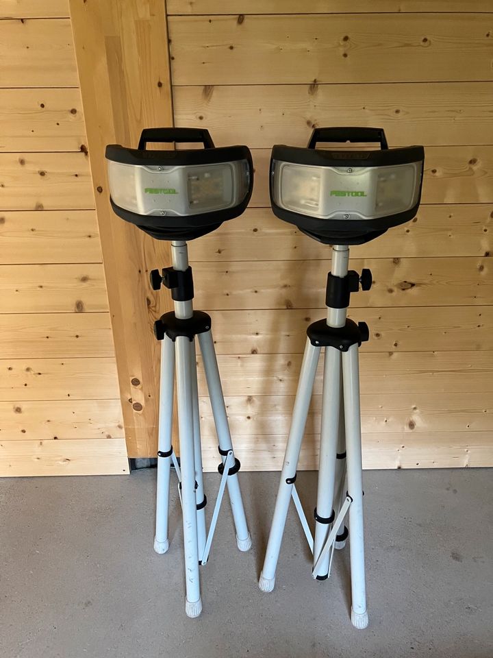 Baustrahler LED mieten | Festool SYSLITE DUO + Stativ in Bad Zwischenahn