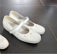 Kommunionschuhe + Ballerinas weiss + Däumling + Gr.36 + Nordrhein-Westfalen - Rheine Vorschau