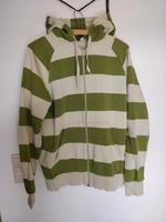 Zip Hoodie Jacke Pullover grün weißgestreift Streetwear Skatewear Thüringen - Weimar Vorschau