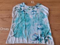 orsay XL tshirt Bluse blau Blume Rose Bayern - Schwarzenbruck Vorschau