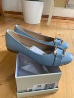 Lasocki Ballerina Schuhe Blau Gr. 39/ Lederschuhe Potsdam - Babelsberg Nord Vorschau