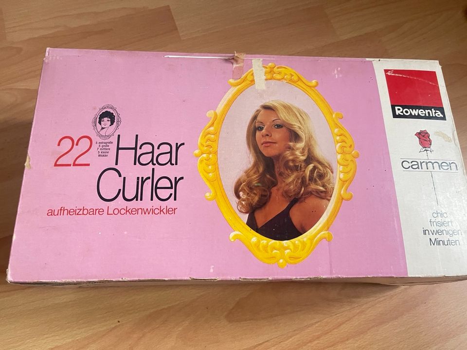 Heizbare Lockenwickler Rowenta Haar Curler, Retro, sehr gut in Hamburg