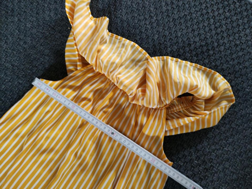 Kleid Sommer gelb gestreift Gr 164 w Neu in Diez
