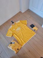Adidas Audi Fußballtrikot Set Shirt Hose Stutzen gelb Bayern - Böhmfeld Vorschau