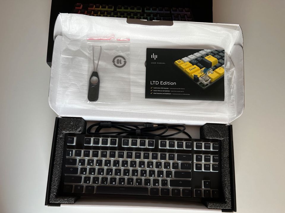 Dark project one KD87A Gaming Tastatur (Gateron Switch)/ ENG/RU in Coburg