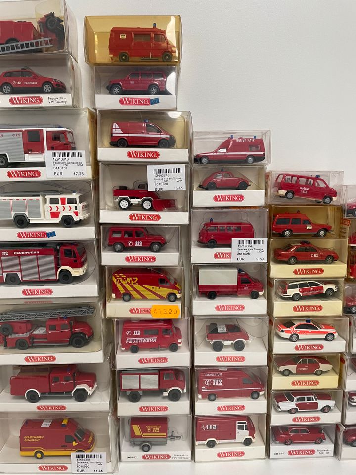 63 x Wiking H0 1:87 Feuerwehrautos in OVP !! in Wiesbaden