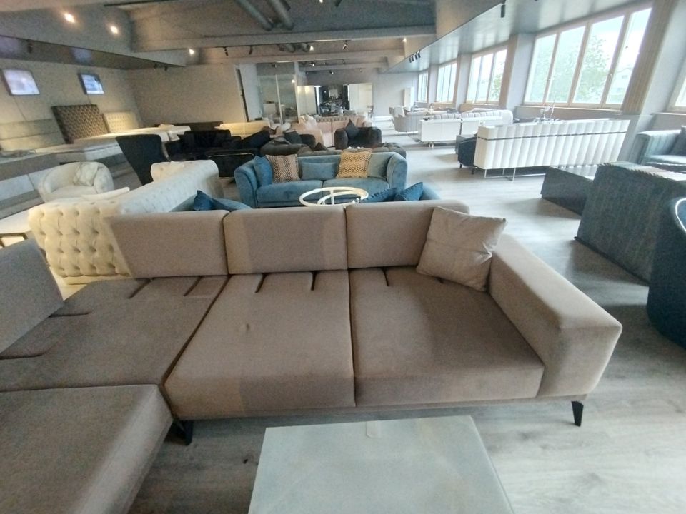 Big Sofa, L Form couch, Ecksofa, Couch mit Schlaffunktion, Couch in Mannheim