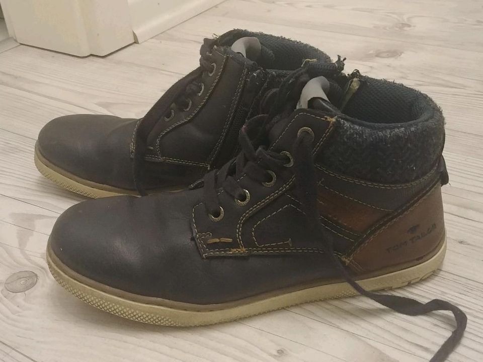 Tom Tailor Sneaker gefüttert Gr.38 blau in Lauenburg