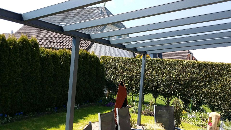 Alu Terrassenüberdachung Wintergarten 700x350 Meter VSG Glas in Osnabrück