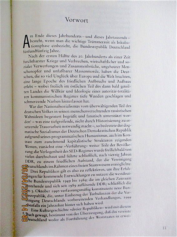 guter Zustand Deutsche Kultur,historischer Überblickv.1945 bis z. in Freiburg im Breisgau