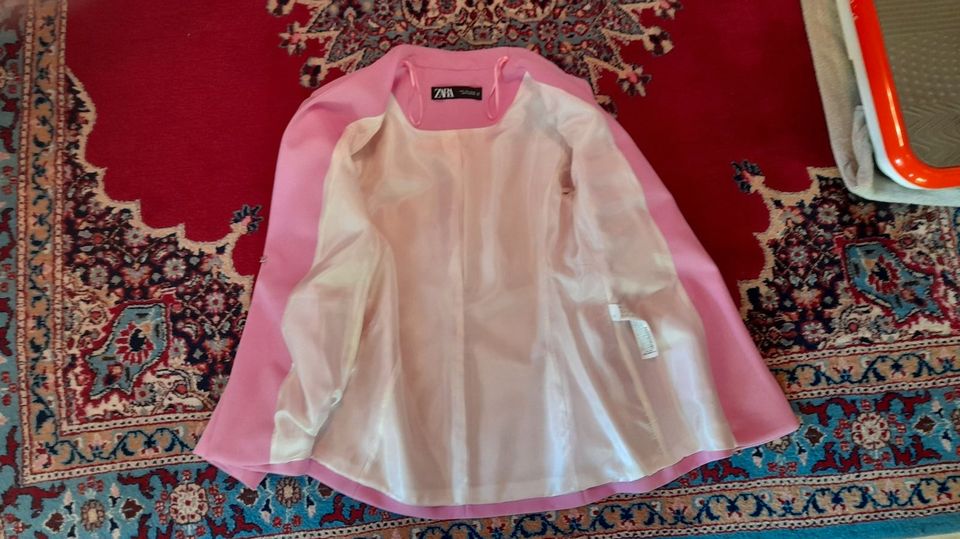 Top modischer Damen BLAZER von ZARA in Größe L in Rosa ungetragen in Dortmund