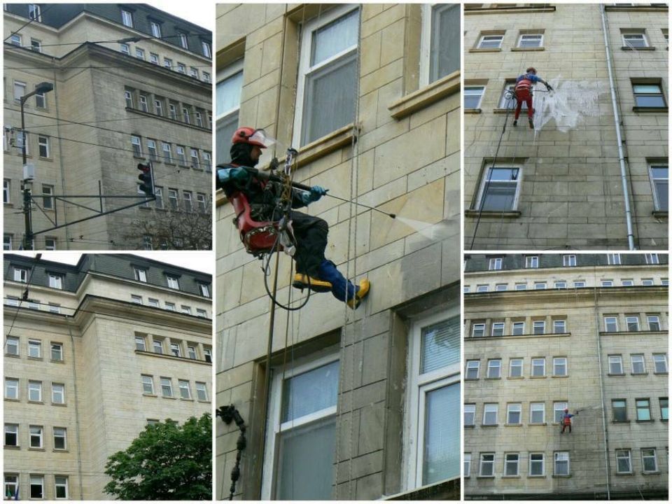 Fassadenreinigung / WDVS Fassade reinigen und Fassadenschutz in Bergisch Gladbach