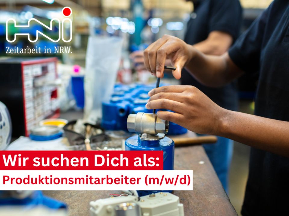 Produktionshelfer / Produktionsmitarbeiter (m/w/d) in Essen