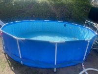 Pool mit Pumpe 3,66m rund blau Polygroup Summer Waves Niedersachsen - Stelle Vorschau