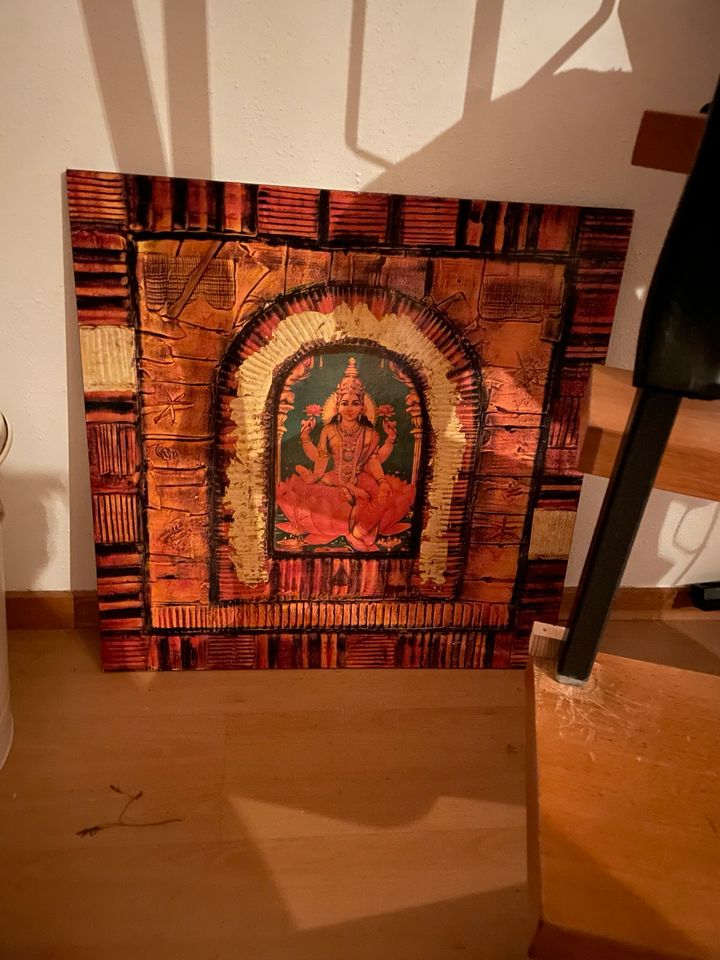 Bild Wandbild Buddhismus Hinduismus rot in Köln