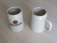 2x Steingut Bierkrug Paulaner 0,5l Herb Münchener Braukunst Krüge Bayern - Issigau Vorschau