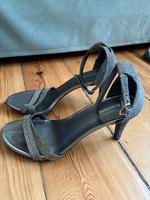 Graceland Absatzschuhe Stilettos 38 Glitzer Gold/Silber Rostock - Kröpeliner-Tor-Vorstadt Vorschau