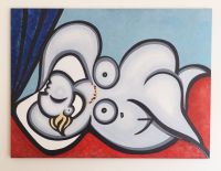 Kunst | Gemälde | Neuinterpretation Picasso "Nackte Frau liegend" Altona - Hamburg Othmarschen Vorschau