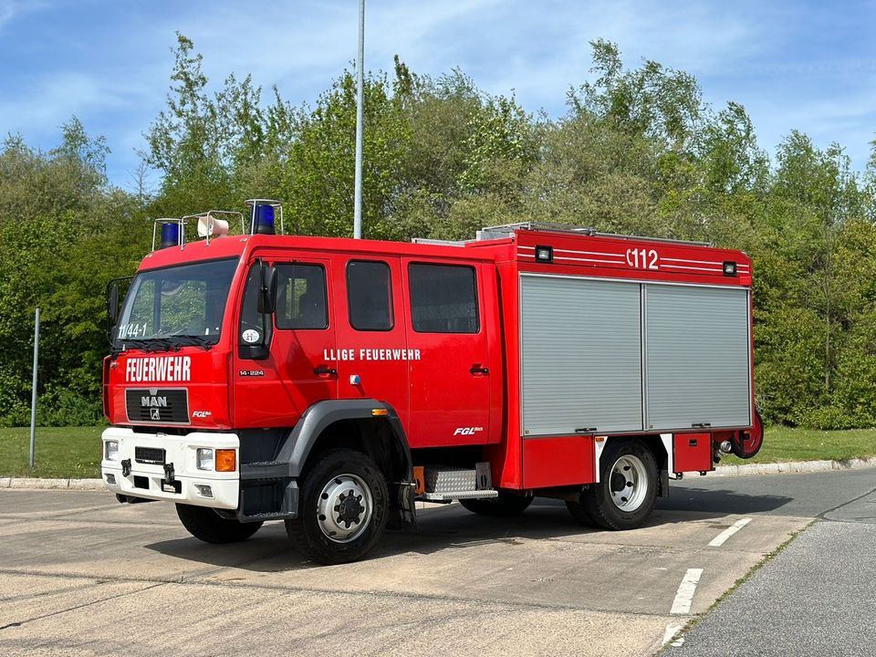 MAN LF 16/12 L80 Nutzfahrzeug LKW Feuerwehr FGL Metz 4x4 Allrad in Aue