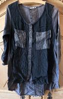 Shirt langärmlig Lindsay Mode schwarz mit Pailletten Gr 40 Bayern - Kempten Vorschau
