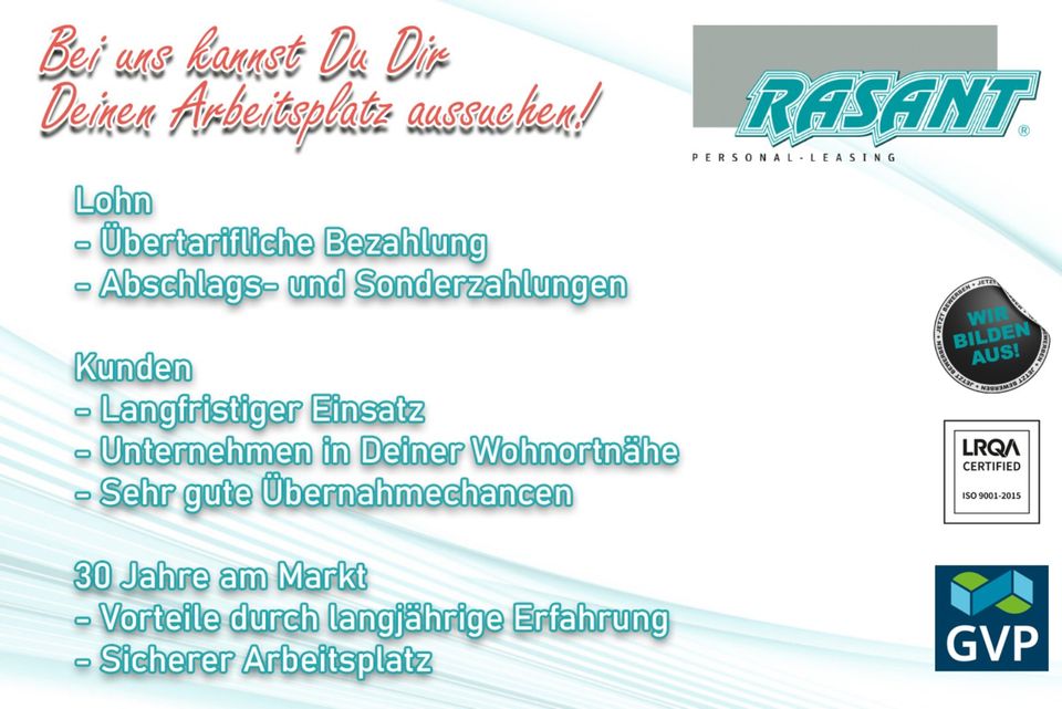 *OS* MIG-/ und MAG Schweißer (m/w/d) in Bohmte gesucht! ID: 147248 in Bohmte