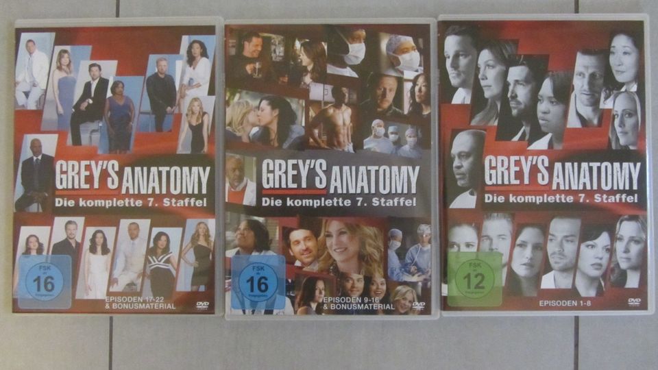 Grey’s Anatomy Die komplette 7. Staffel DVDs im Schuber Greys in Kerken