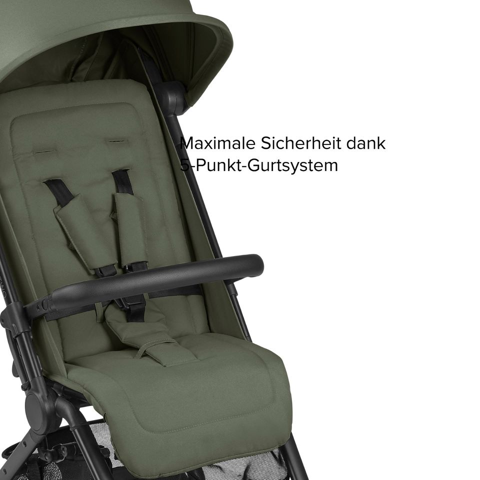 ABC-Design Ping 2 - Olive - Buggy mit flacher Liegeposition, Tragetasche und Tragegurt (bis 27 kg belastbar) - NEU in Fulda