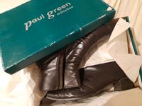 Damen halbhoher Lederstiefel Gr.9 in OVP Paul Green dunkelbraun Hessen - Flieden Vorschau