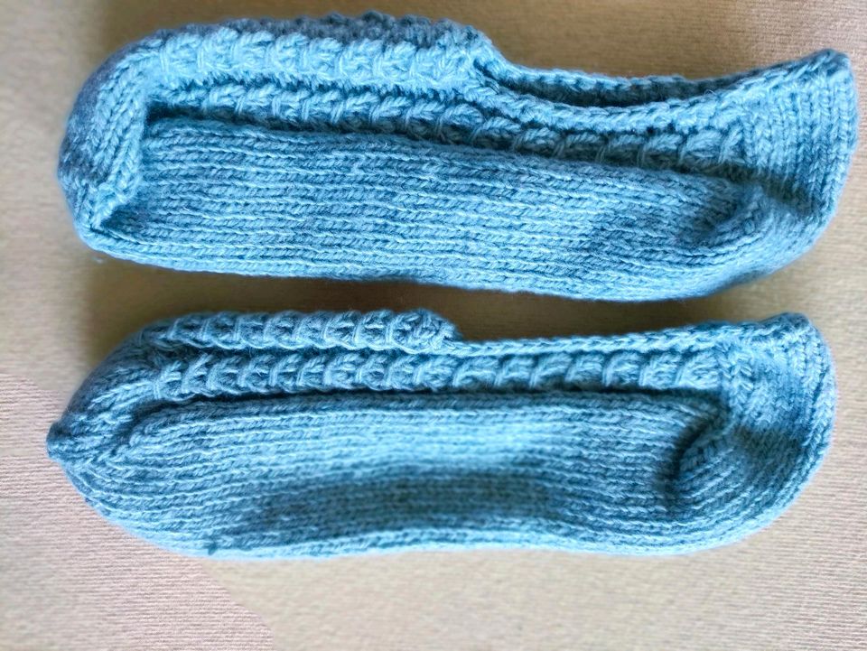 Selbstgestrickte Socken, Halbsocken 38/39 in Mettingen