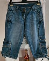 Takko Damen Jeans Capri Gr.36 blau Hessen - Haiger Vorschau
