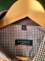 Eterna Modern Fit Herren Hemd Größe 45 (17 3/4) rot kariert Bayern - Schiltberg Vorschau