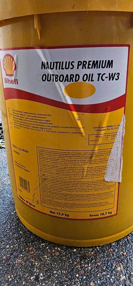 Shell, 10L 2-Takt Öl für Außenborder und alle 2-Takter in Aspach