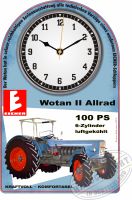 Eicher Wotan II 100 PS Allrad Oldtimer Schlepper Wanduhr Geschenk Nordrhein-Westfalen - Bad Berleburg Vorschau