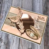 Hallo Karte mit metallic Spezialpapier Stampin’ Up! Hessen - Dieburg Vorschau