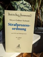 Meyer-Goßner Schmitt StPO Kommentar, 66. Auflage (2023) Nürnberg (Mittelfr) - Aussenstadt-Sued Vorschau