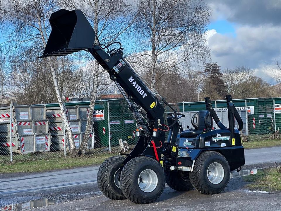 TELESKOPLADER H180 Hoftrac Kubota Kompaktlader Radlader Fronlader in Eschwege