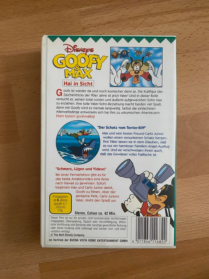 Disney VHS + Holo Goofy&Max Hai in Sicht zu verkaufen in Worms