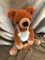 Kuscheltier Teddybär gehäkelt handmade Geschenk neu hellblau Nordrhein-Westfalen - Bedburg Vorschau