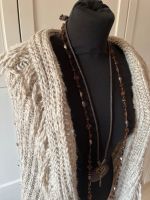 Hippie Boho Weste Strickweste Onesize natur Nordrhein-Westfalen - Krefeld Vorschau