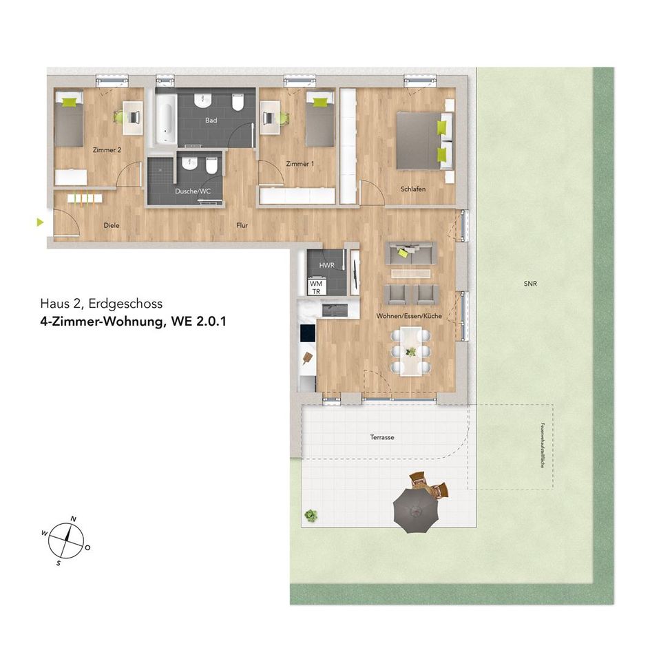 Traumwohnung zum Leben und Genießen - Bezugsfertig im Herbst #201 in Steinen