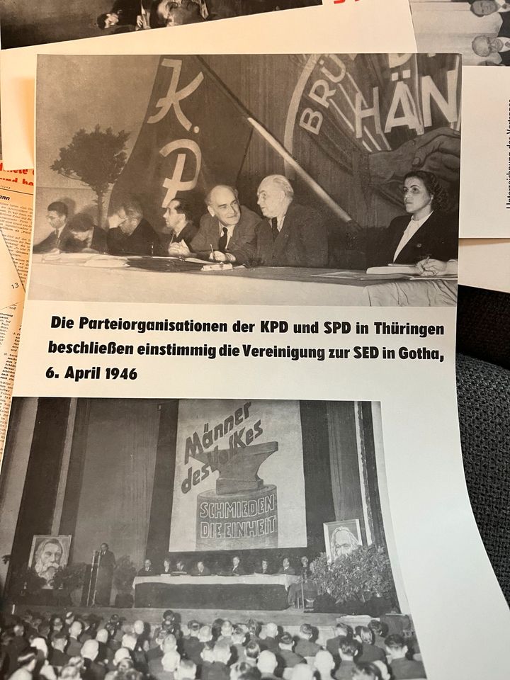 30 Jahre SED Thüringen, Sammelband, 2Wk, Sowjets, DDR Partei, MDI in Breitenworbis