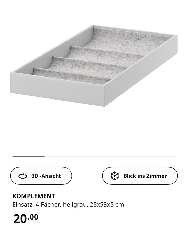 Ikea Schmuck-Einsatz in Marsberg