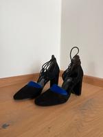 Schwarze Wildleder Schnür-Pumps von Paul Green, Größe 4,5 Bayern - Aitrang Vorschau