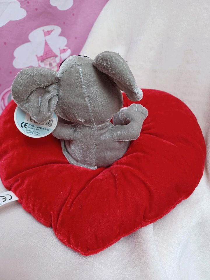 ❤️ NEU ❤️ KUSCHELTIER HERZ FROM MIT EINER MAUS ⚘️ in Cottbus