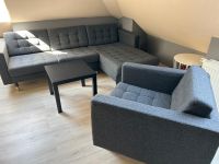 Ikea LANDSKRONA 3er Sofa mit Récamiere inkl. Sessel in Grau Niedersachsen - Ebstorf Vorschau