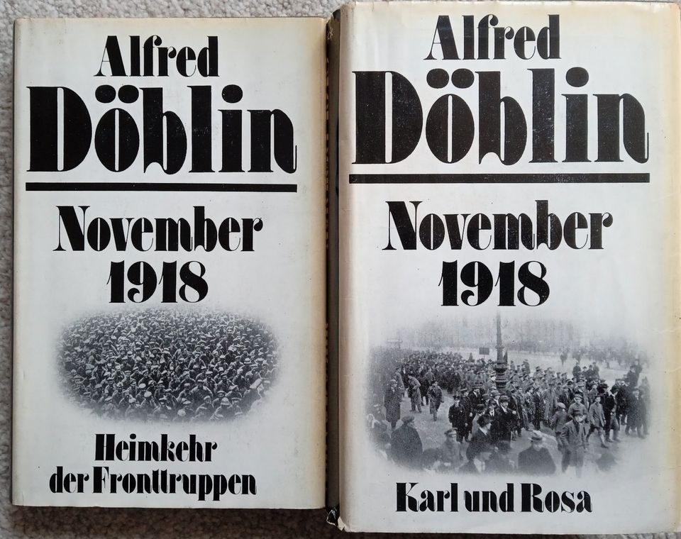 November 1918,  Alfred Döblin, Band 1-4, Romantetralogie in Dresden