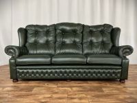 Chesterfield Ledersofa Vintage Couch Springvale Dreisitzer Nordrhein-Westfalen - Hüllhorst Vorschau